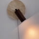 thumbnail image 2 of Montaje en Pared Lectura Foco Lámpara Piedra Creativa Artístico Giratorio Con Interruptor Cadena Tracción para Sala Estar, 2 of 9