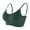 Green, variant on Odeerbi Sports Bras for Women 2025 Lingerie Ruched Padded Workout Tops Medium Support Crop Tops Black