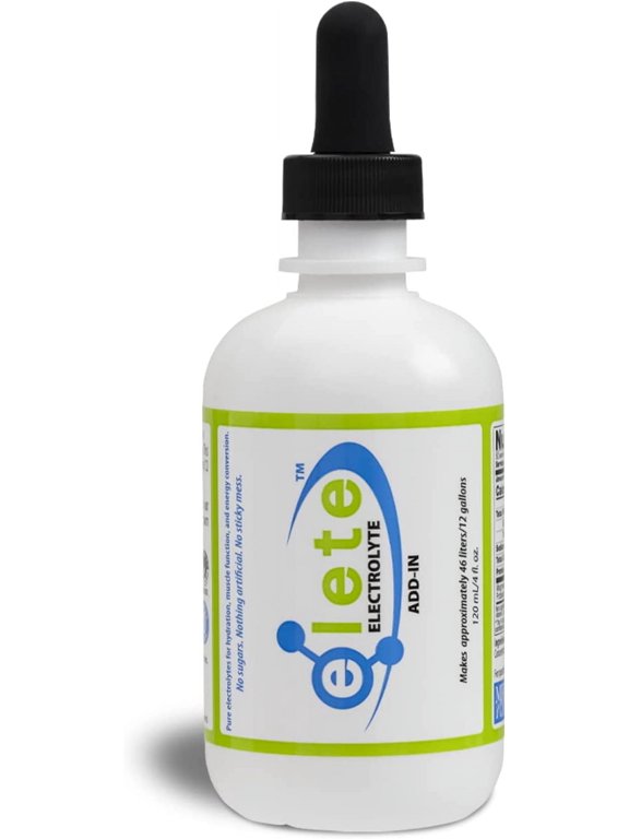 Electrolyte Add-in Hydration Drops | Sodium, Magnesium, Potassium & Trace Minerals | Unflavored, All Natural | Leg & Muscle Cramp Relief | Transform Any Drink into a Sports Drink, 4 Ounce