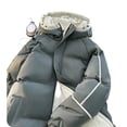 thumbnail image 3 of YABCSAZ Mens Winter Down Jacket Coats Cotton Warm Thicken Zip Up Waterproof Insulated Windproof Down Puffy Bubble Coat with Hood, 3 of 3
