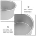 thumbnail image 3 of QUMIIRITY 3 Pcs Moules Ronds pour Four Chauffage Uniforme Sûrs à Utiliser pour Servir des Aliments, 3 of 8