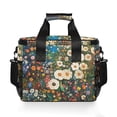 thumbnail image 7 of FORMRS Insulated Cooler Bag 24 Cans Capacity Soft Leakproof Lunch Box with Side Pockets, Floral Garden, 7 of 7