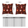 thumbnail image 2 of Pofeuu Fire Extinguisher Print Double-sided plush pillowcase Square Throw Pillow Covers Pillows Cover for Living Room Bedroom Sofa Couch Cushion Cover（No pillow core）-12"x12", 2 of 7