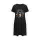 thumbnail image 5 of Camisón corto de talla grande para mujer, camisón de manga corta con estampado de pecho a la moda, camisón para mujer, 5 of 5