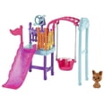 thumbnail image 4 of Barbie Chelsea Swing Set Playset with Chelsea Doll & Pet Puppy, Gift for 3 to 7 Year Olds, 4 of 6