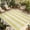 White Yellow, variant on 3' x 5' Outdoor Rug, Aqua Striped Outdoor Washable Rug Large Floor Carpet, Rustic Farmhouse Stripes Non Shedding Area Rug for Outside Patio RV Porch Deck Balcony Camping Living Room