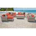 thumbnail image 2 of Coast Ensemble de Meubles de Patio en Osier d'Extérieur 12 Pcs en Tangerine, 2 of 2