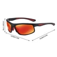 thumbnail image 3 of Glasses Riding Eyewear Sports For Men And Women With Polarized Light TR90 Material Color Changing Night Riding Windproof Performance, 3 of 6