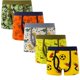 thumbnail image 1 of 5pcs Boys Cute Cartoon Pattern Comfortable Cotton Boxers, Elastic Comfy Underwears, 1 of 5
