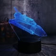 thumbnail image 2 of LINLIN 3D Illusion LED Night Light,7 Colors Gradual Changing Optical Illusion Acrylic Lamp USB Touch Bedside Table Lamp for Holiday Gifts or Home Decorations, 2 of 9