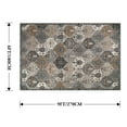 thumbnail image 5 of Moynesa 6'x9' Area Rug for Living Room Large Indoor Washable Carpet Non-Slip Ultra-Thin Vintage Floral Foldable Mat Non Shedding Throw Rug for Living Dining Laundry Room Office,Grey, 5 of 9