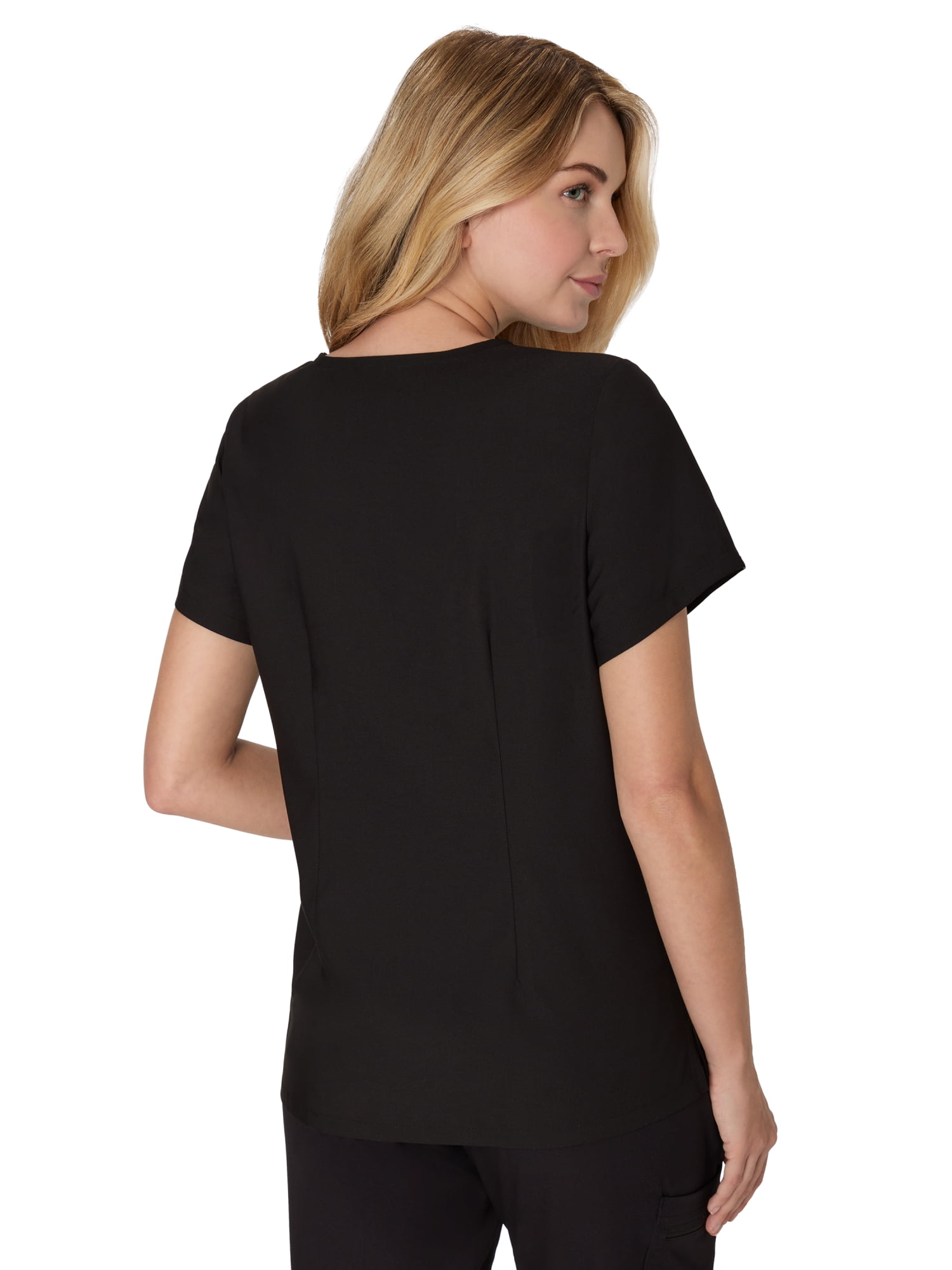 Hanes Womens Scrubs V-Neck Scrub Top, Premium, Short Sleeve, 3 Pocket, Sizes XS-3XL
