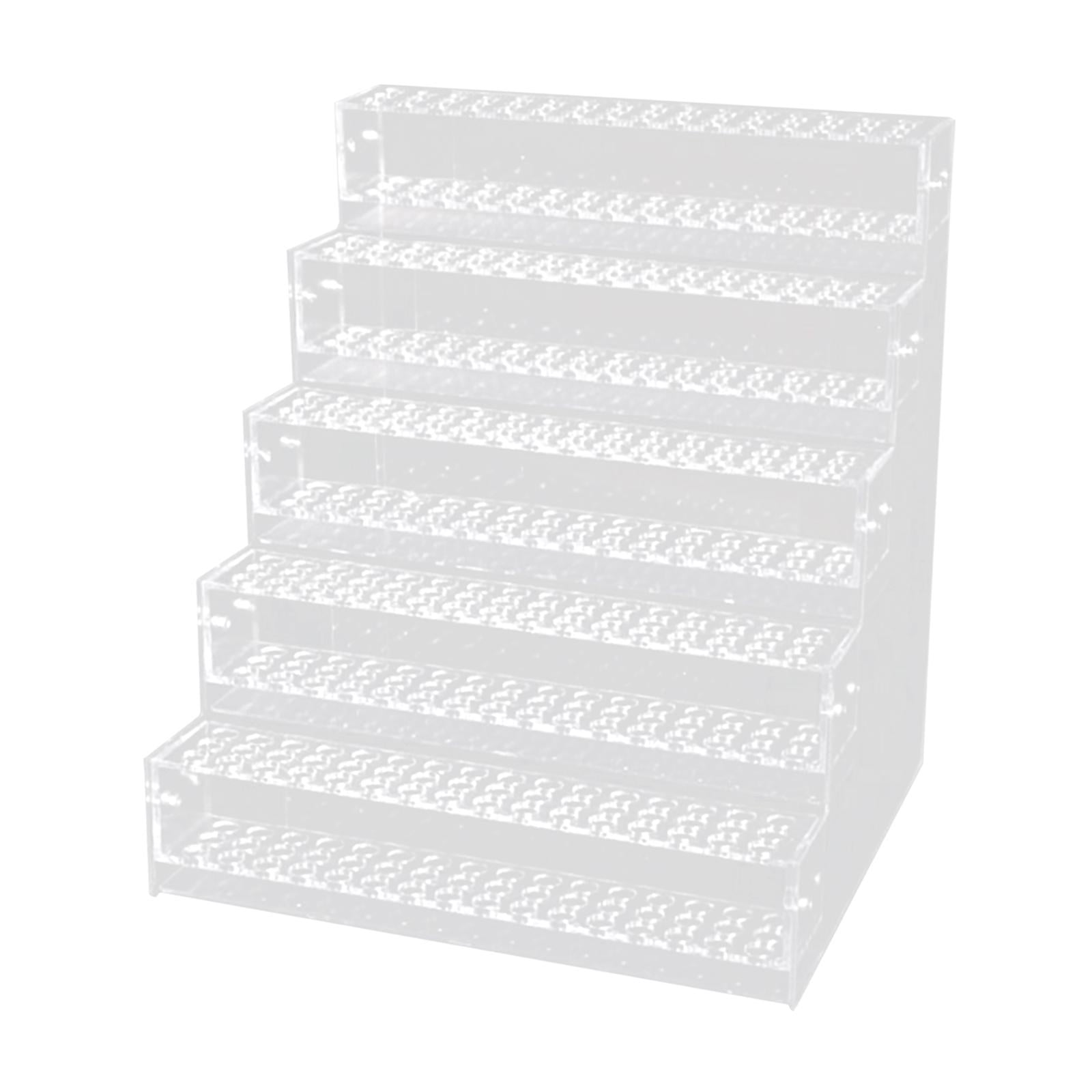 Kuntesetty Acrylic Pen Holder Marker Display Stand Simple Transparent Pen Storage Rack with 5 Layer