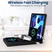 Techsmarter 5-in-1 Wireless Charging Station