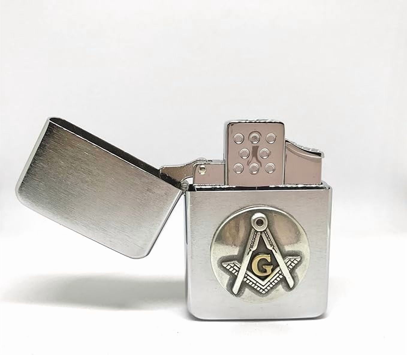Single Torch Pocket Lighter – (Mason – Metallic)