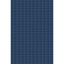 Geetinfly 10*13FT Area Rugs 1150Gsm 100% Polyester Rug 350Gsm Pile Weight Pearl Pile Washed Back Folding Simulation Printed Carpet - Modern - Herringbone Imitation Linen Navy blue hue