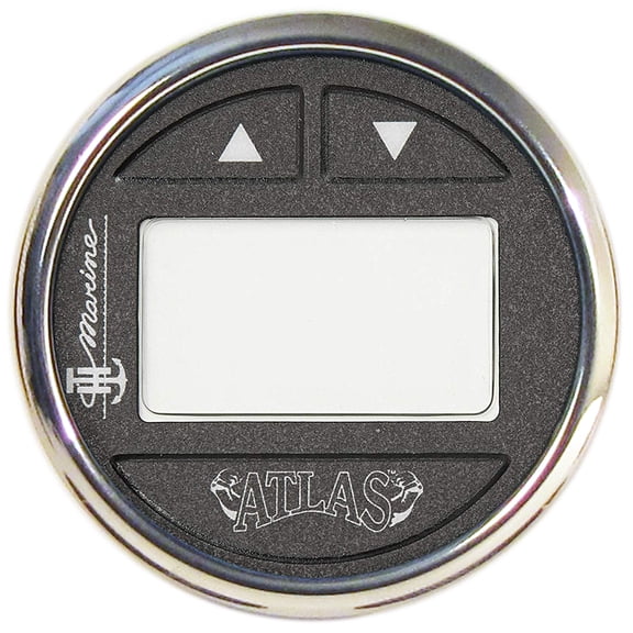 New Atlas Gauge Kit t-h Marine Fagk2ssdp Fits 6" 10" and 12" Models Black w/SS Bezel