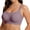 Purple, variant on Sports Jelly Bras for Women Wireless Full Coverage Support Comfort Everyday Plus Size lette Underwear Strapless Bra