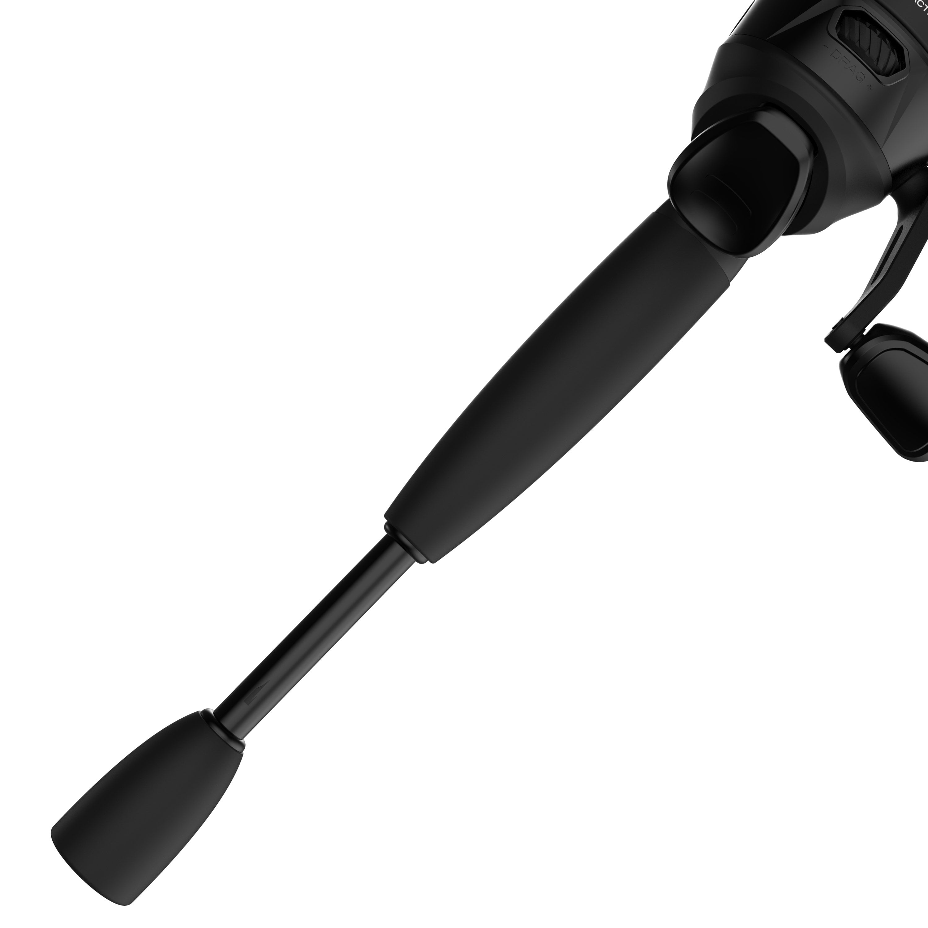 (3 pack) Zebco 33 Tactical Spincast Reel and Fishing Rod Combo, 6-Foot 2-Piece Fishing Pole, Size 30 Reel, Black