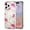 Rose Flower, variant on for iPhone 15 Pro Max Case Clear Flower Floral Women Girl Cute Phone Case Aesthetic Soft Slim Black Shockproof Protective Cover for iPhone 15 Pro Max Crystal Colorful Floral,Purple Flower