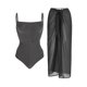 thumbnail image 1 of MKLEKYY Traje De Baño Mujer Women'S National Style Sexy Swimsuit Bikini Belted Swimsuit Blouse Set, 1 of 5