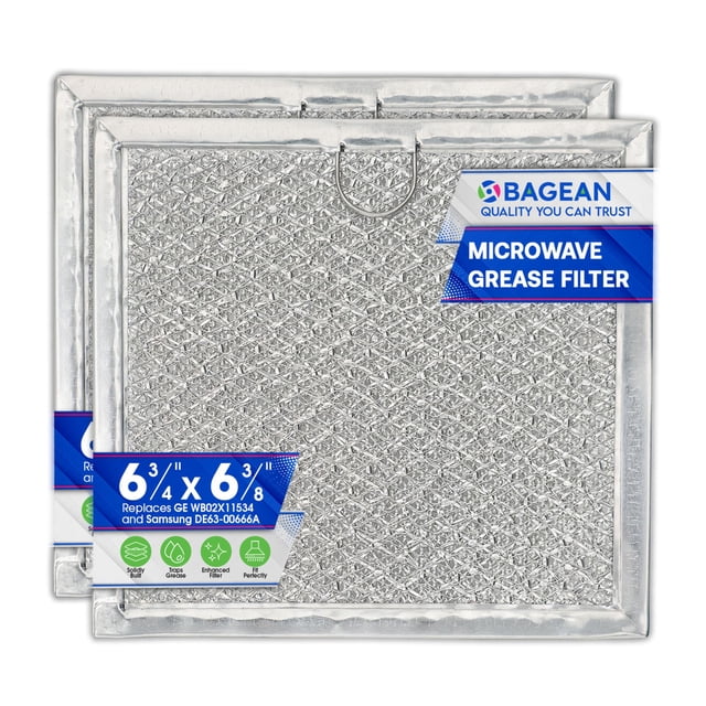 Filtro de microondas Bagean 6,81 x 6,34 cm GE WB02X11534, paquete de 2