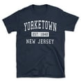 thumbnail image 1 of Yorketown New Jersey Classic Established Men's Cotton T-Shirt, 1 of 1