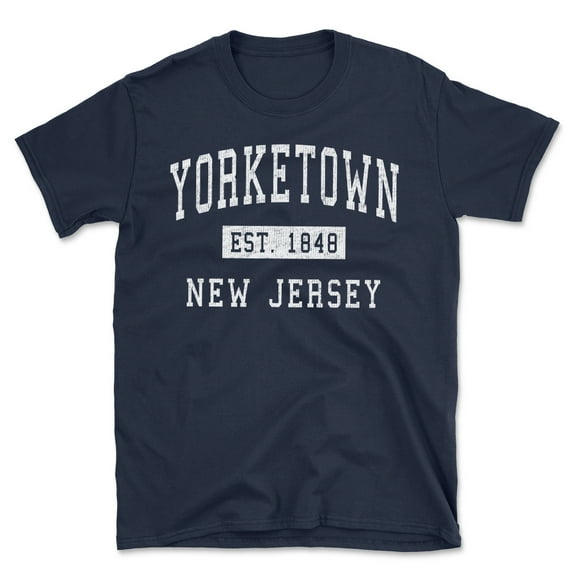 Yorketown New Jersey Classic Established Men's Cotton T-Shirt