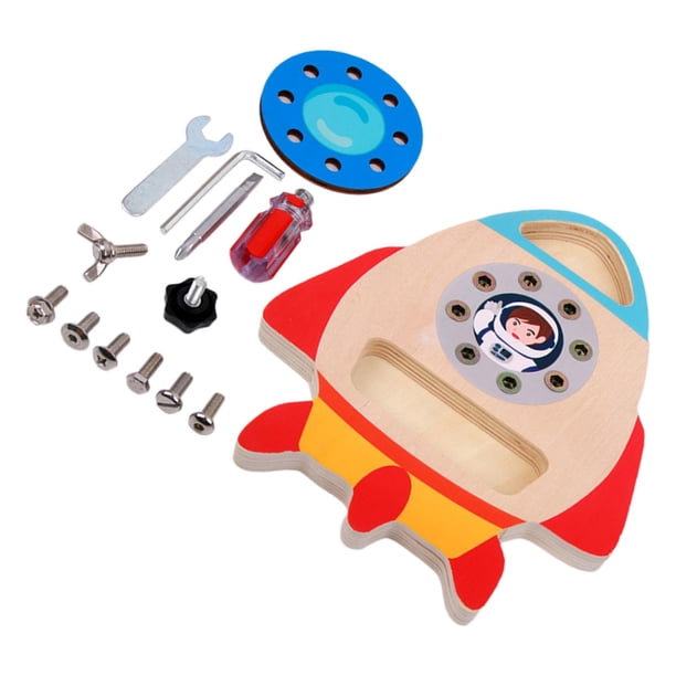 Juego de Tablero de Destornilladores Juguete Educativo de Aprendizaje Sensorial para Preescolar