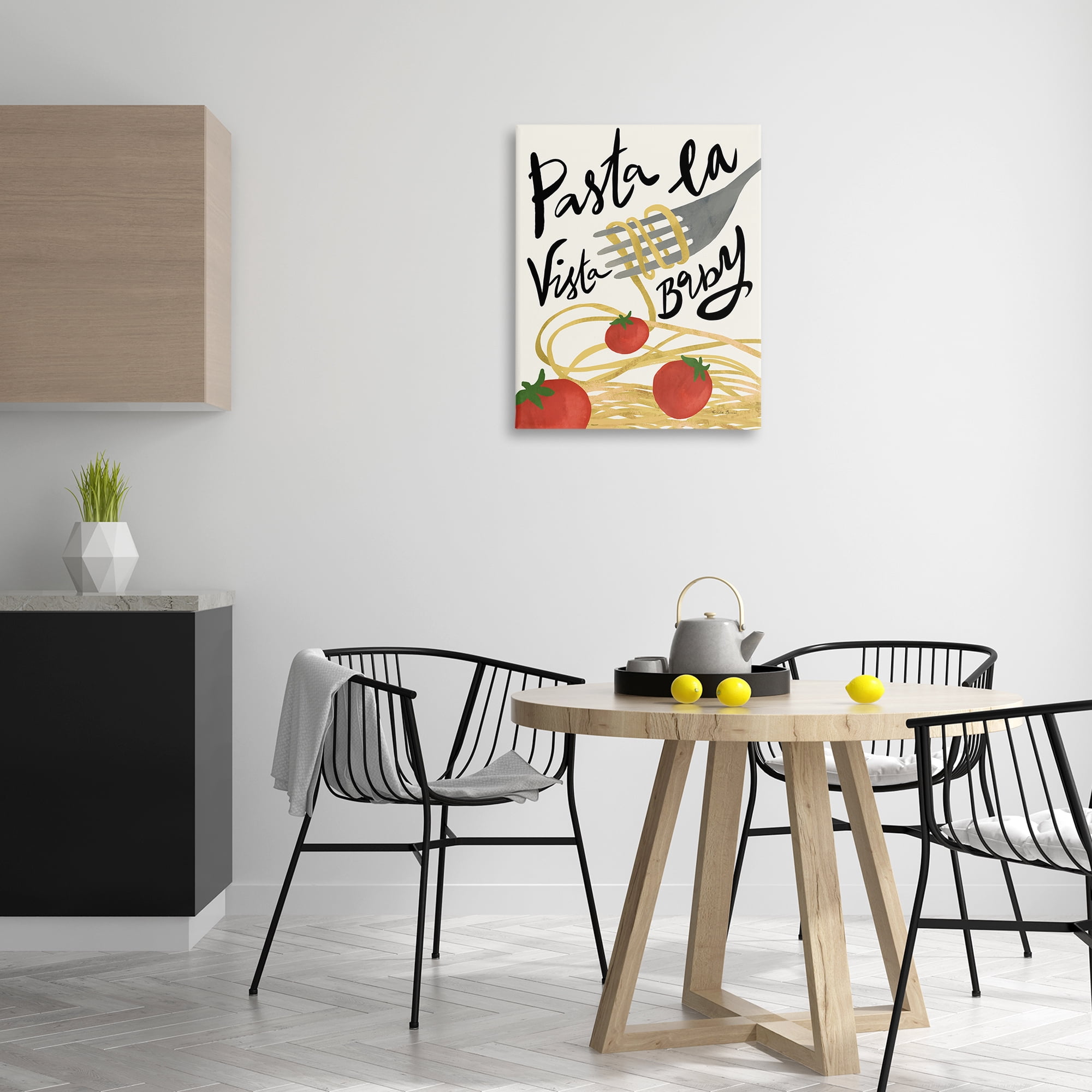 Stupell Industries Pasta La Vista Food & Beverage Painting Gallery Wrapped Canvas Art Print Wall Art, 24 x 30
