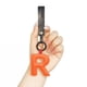 thumbnail image 4 of Colgante de llavero de coche, Accesorios de bolso, Colgante de llavero de cuero con letra inglesa creativa, letra R, 4 of 4