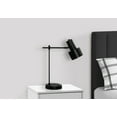 thumbnail image 5 of Noaman 21"h Modern Table Lamp with USB Port, Black Metal Base & Adjustable Shade, 40W/120V Bulb Compatible, Perfect for Desk, Nightstand or Office, 5 of 6