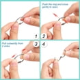 thumbnail image 4 of Loose Leaf Binder Ring, 15 Pack, 1 Inch, Binder Rings, Key Rings, Metal Book Rings for Index Cards, Flash Cards, Scrapbook, Photo Album, Silver Tone, 4 of 7
