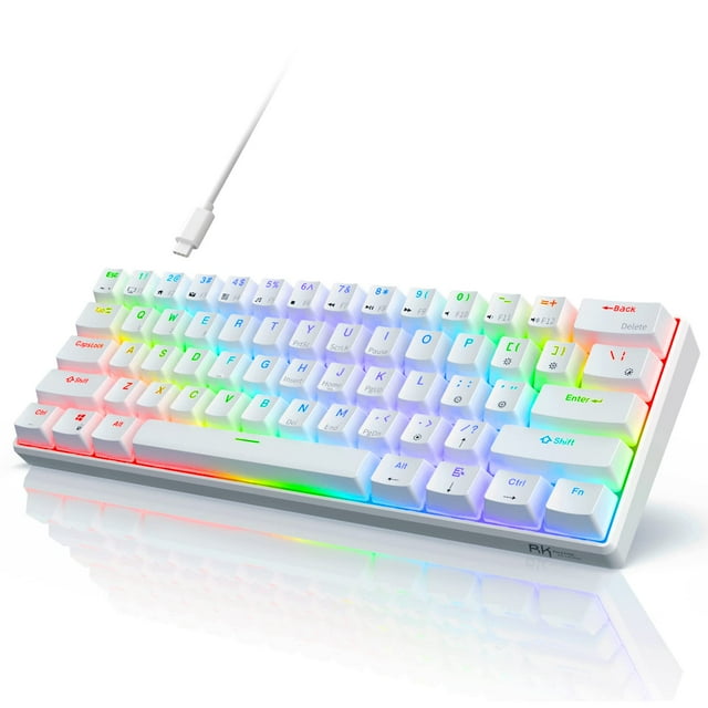 Teclado mecánico para juegos RK ROYAL KLUDGE RK61 con cable