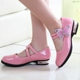 thumbnail image 7 of Girls Shoes Girl's Casual Single Dance Performance Training Non-Slip Small Leather Shoes Kids Sneakers Pink 9.5 Years-10 Years, 7 of 7