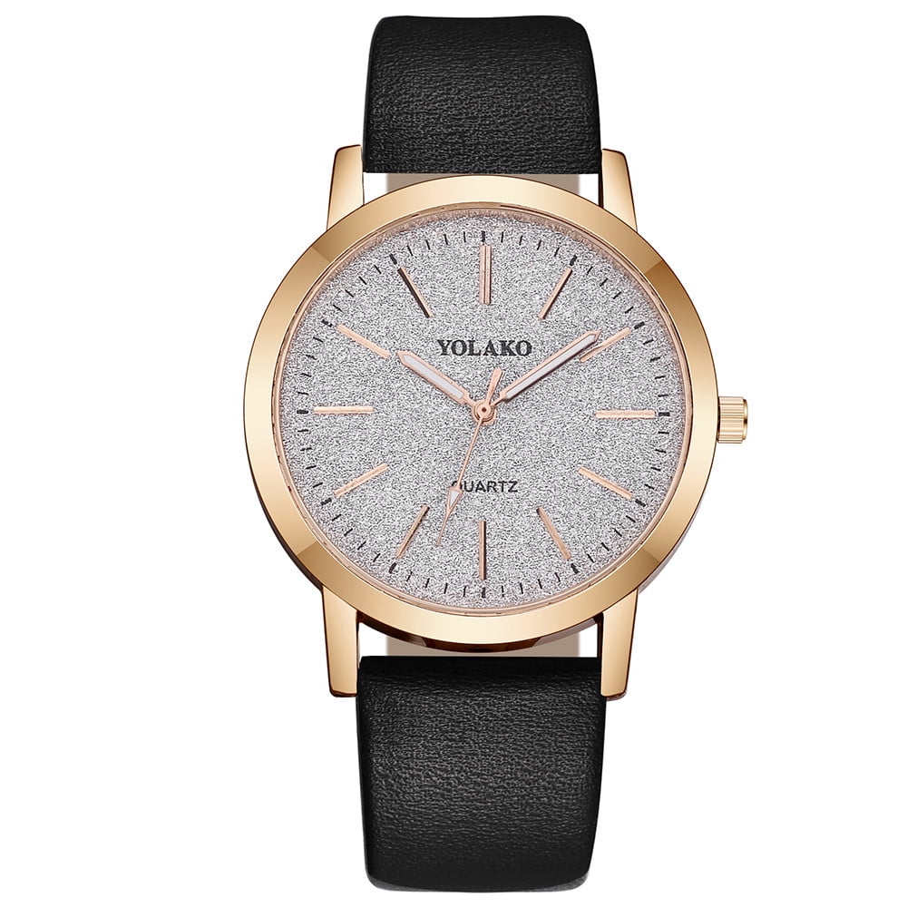 Hoarboeg Watch For Women Mother s Day Gift Yolako Women s Casual Quartz Leather Band Starry Sky Watch Analog Wrist Watch Other