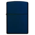 thumbnail image 2 of Mechero de bolsillo Zippo Classic azul marino mate resistente al viento, 2 of 6