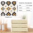 thumbnail image 6 of Yayeee 6 Pack Kitchen Dish Cloths for Washing Dishes Soft Absorbent Microfiber Towels, White and Black, 6 of 9