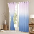 thumbnail image 3 of Feelyou Modern Fashion Abstract Black Out Curtains, Blue Purple Gradient Artwork Curtains Pack of 2 (42x63 Each), Teens Kids Boys Girls Bedroom Curtains, Living Room Curtains Decor, 3 of 6