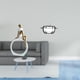 thumbnail image 2 of Estatua de niña, figura abstracta, decoración femenina, plato moderno, tarro de cristal con tapa, material de resina, ideal para la oficina, el salón,, 2 of 8