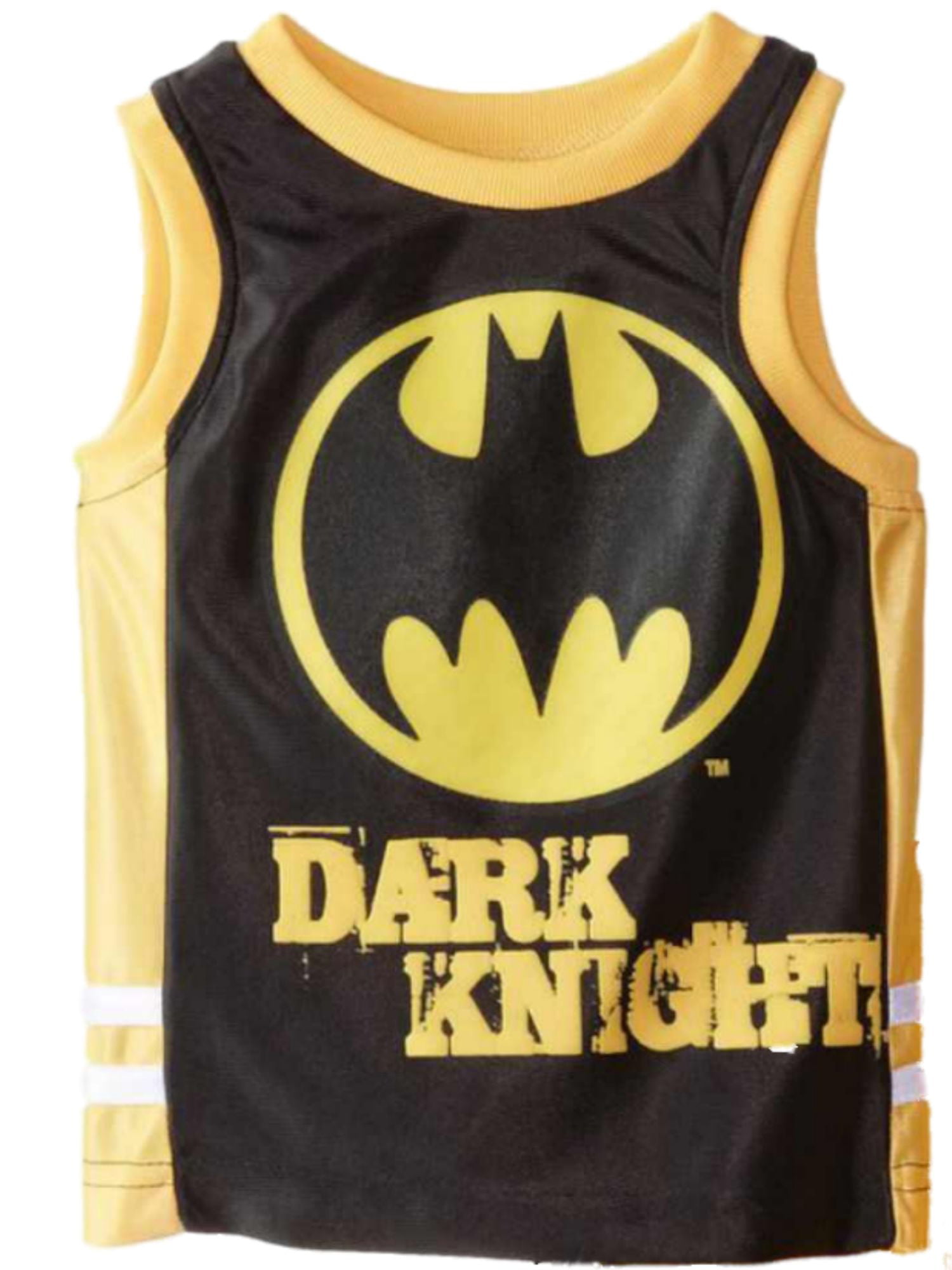 Birthday Gift Idea for Boys Official Merchandise DC Comics Batman Here Comes Batman Boys T-Shirt Dark Knight Superhero Top