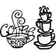 thumbnail image 4 of Taza de café de metal, decoración de pared, letrero de café de alambre, café de Metal yeacher decoración de pared de taza de café de metal, 4 of 6