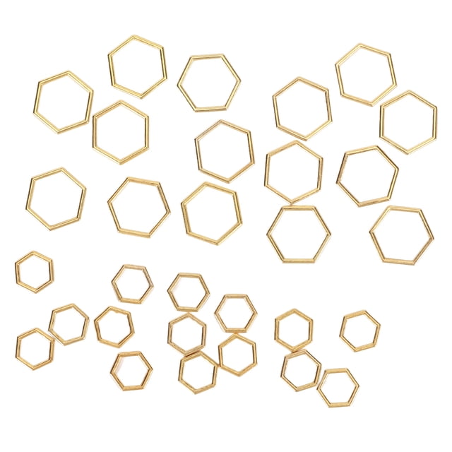 Crochet Stitch Markers,30pcs Hexagonal Knitting Stitch Hexagonal Knitting Stitch Markers Stitch Marker Rings Finely Tuned Performance