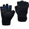 thumbnail image 1 of Guantes de fitness, guantes de entrenamiento, guantes ajustables para levantamiento de pesas, hombres y mujeres, transpirables, guantes de gimnasio para hacer ejercicio, dominadas, entrenamiento, 1 of 5