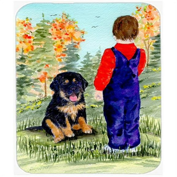 Tibetan Mastiff Mouse Pad, Hot Pad Or Trivet