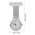 thumbnail image 2 of Reloj de enfermera con clip, reloj de bolsillo con broche de solapa, reloj colgante, broche médico, reloj de bolsillo para enfermería, 2 of 7