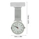 thumbnail image 2 of Reloj de enfermera con clip, reloj de bolsillo con broche de solapa, reloj colgante, broche médico, reloj de bolsillo para enfermería, 2 of 7