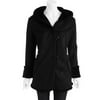 Faded Glory - Women's Plus-Size Hooded Faux-Shearling Coat