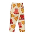 thumbnail image 5 of Xecao Cups of Tea Women's Straight Lounge Pajama Pants: The Epitome of Relaxed Sleepwear, 5 of 9