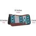 thumbnail image 2 of CIRCLE Y Reinsman Tacky Woven Contour 31x32in Big Sky Saddle Pads (277-HJ7-GBT), 2 of 4